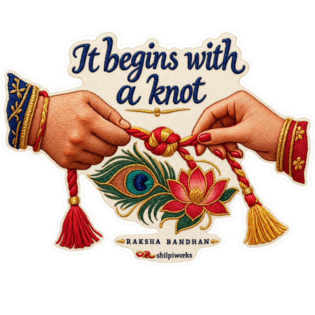 It Begins with a Knot Raksha Bandhan Thread