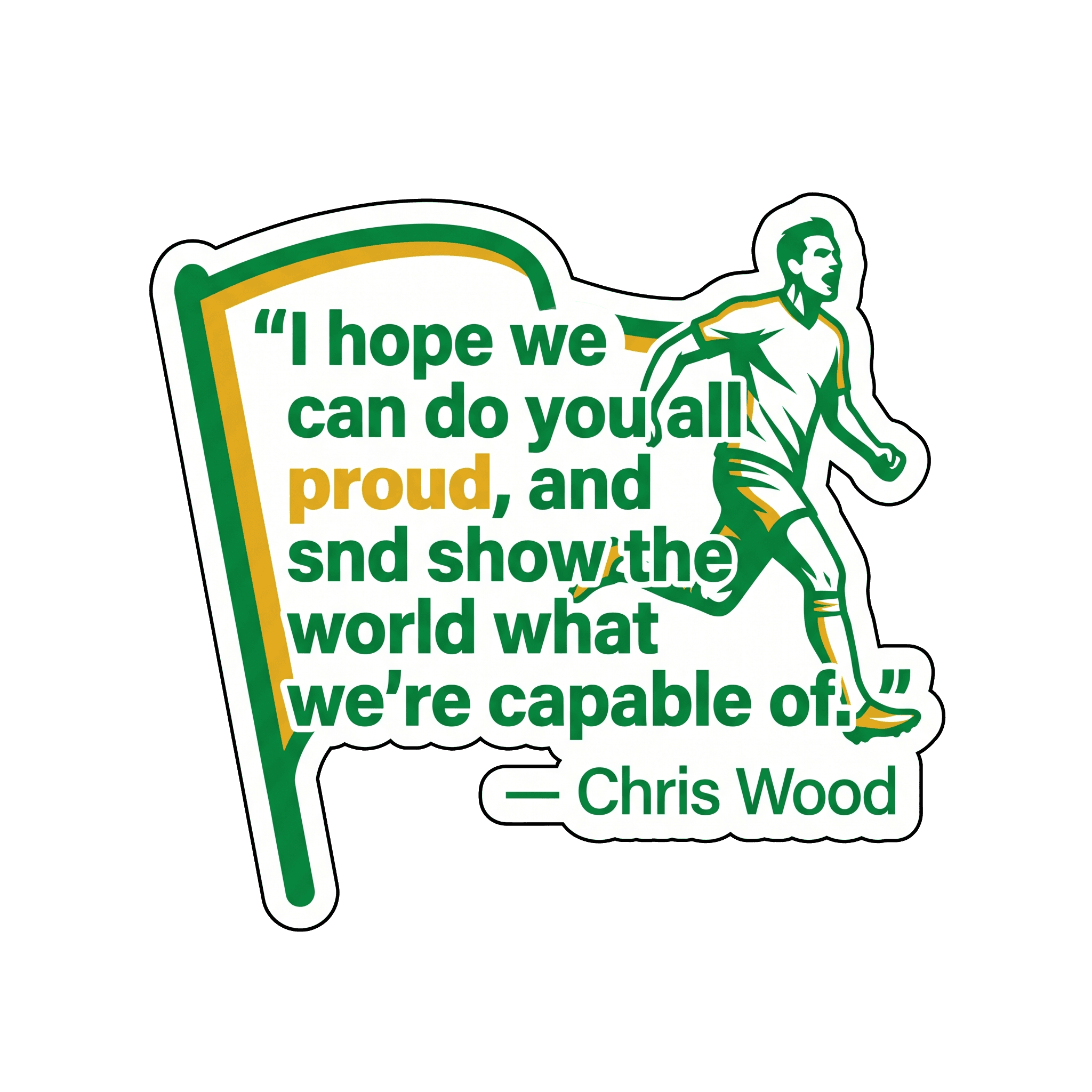 Chris Wood World Cup Pride