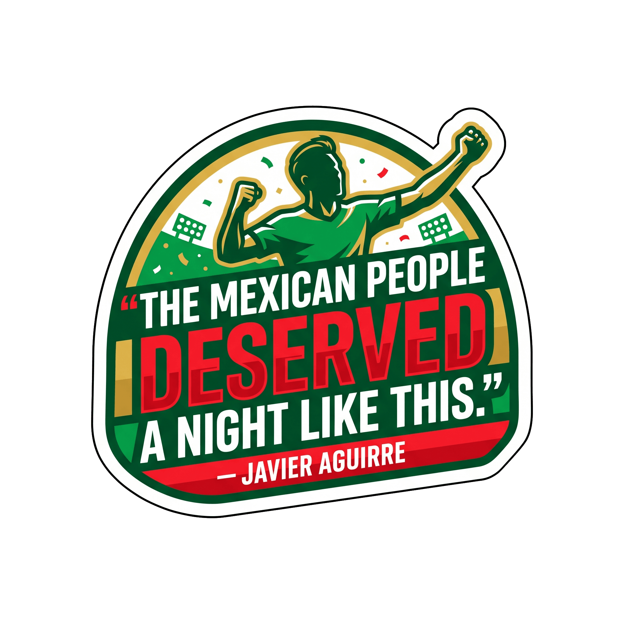 Aguirre's Historic Mexico Football Celebration