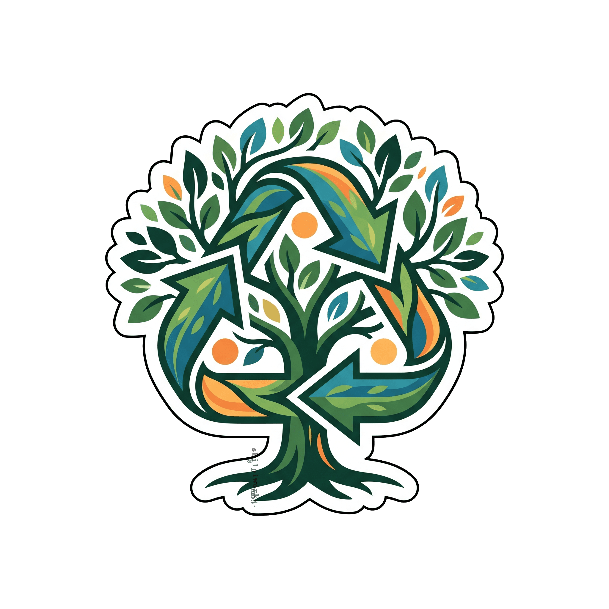 Sustainable Tree of Life Emblem