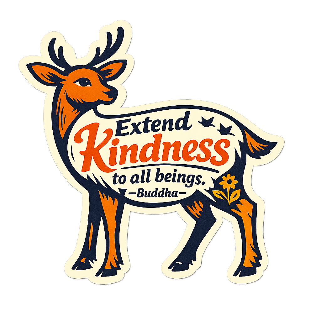 Extend Kindness Deer Wisdom