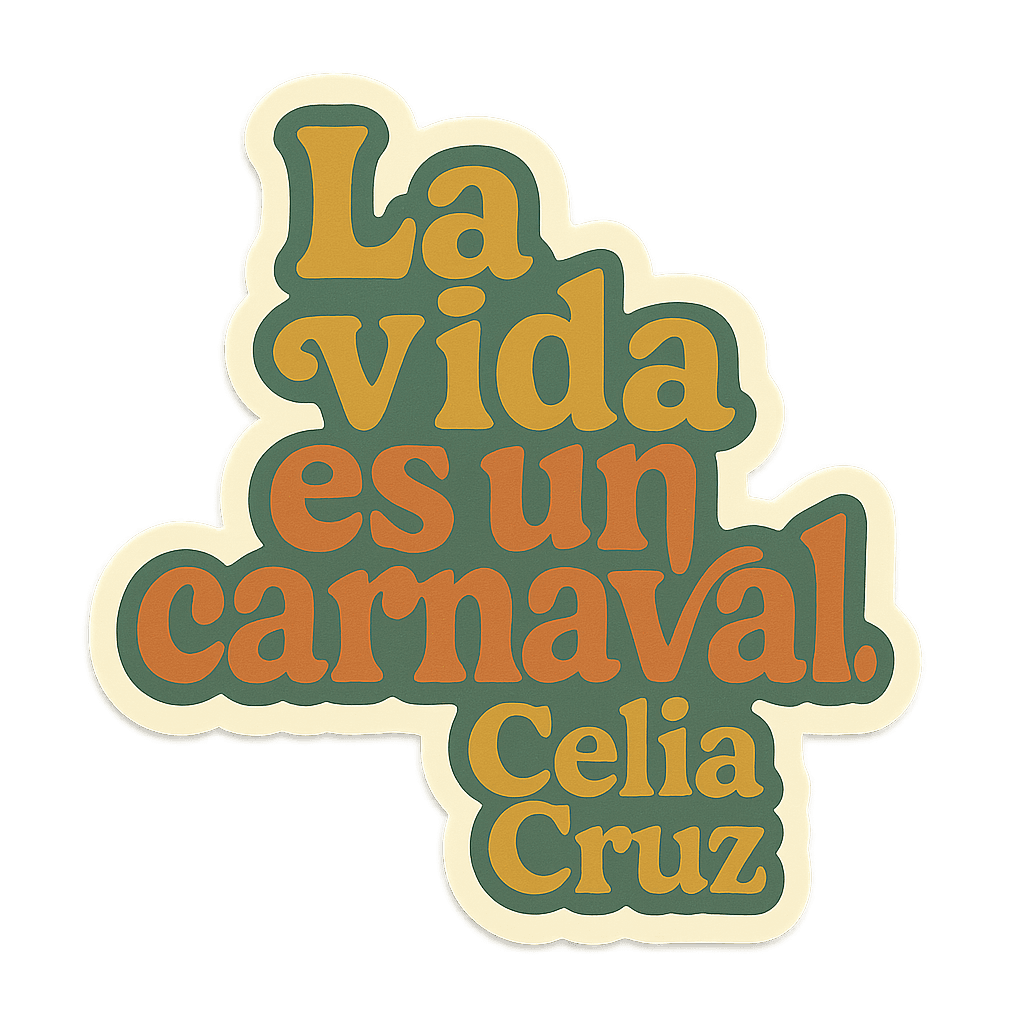 Celia Cruz La Vida Es Un Carnaval Retro Inspiration