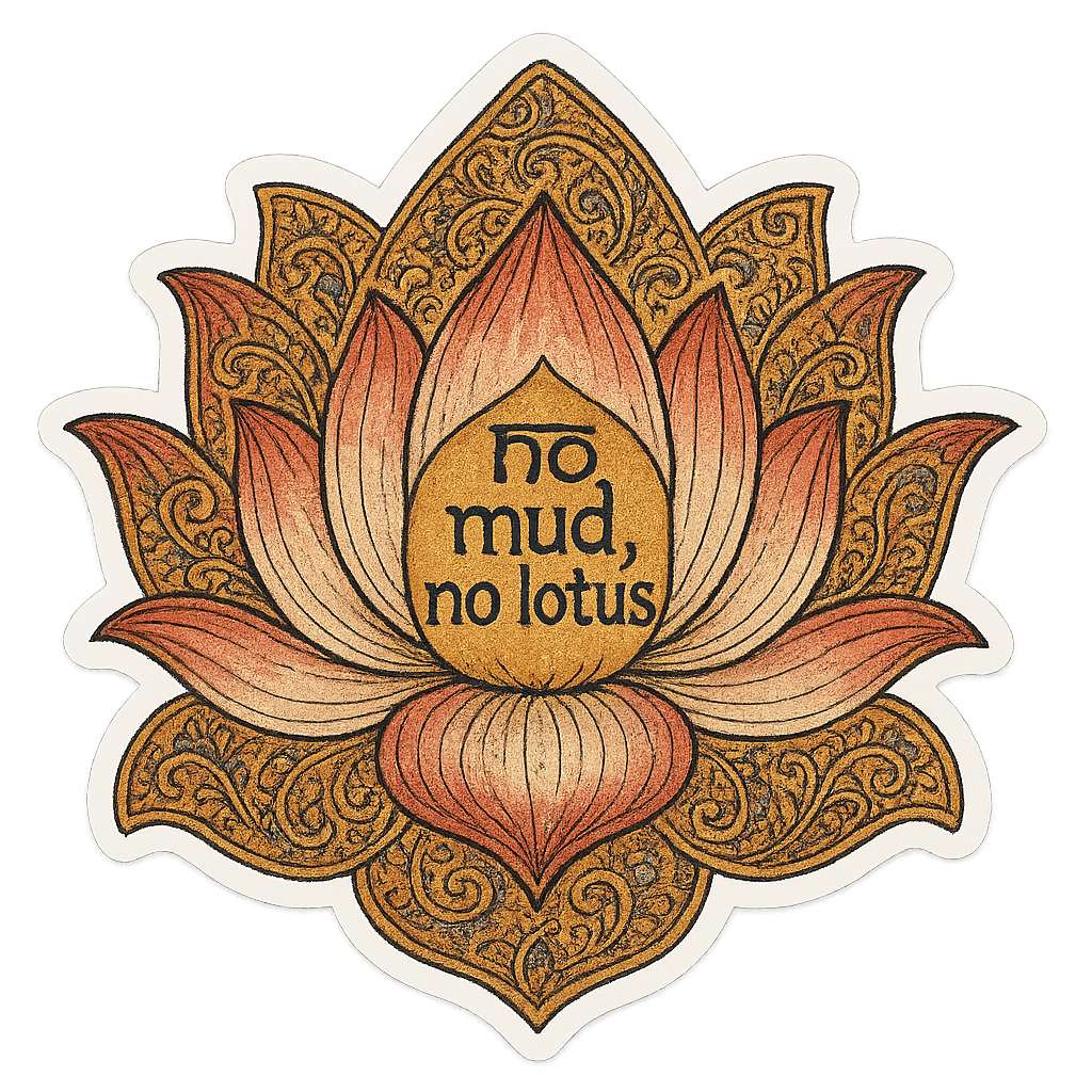 Lotus Flower Art - Textured