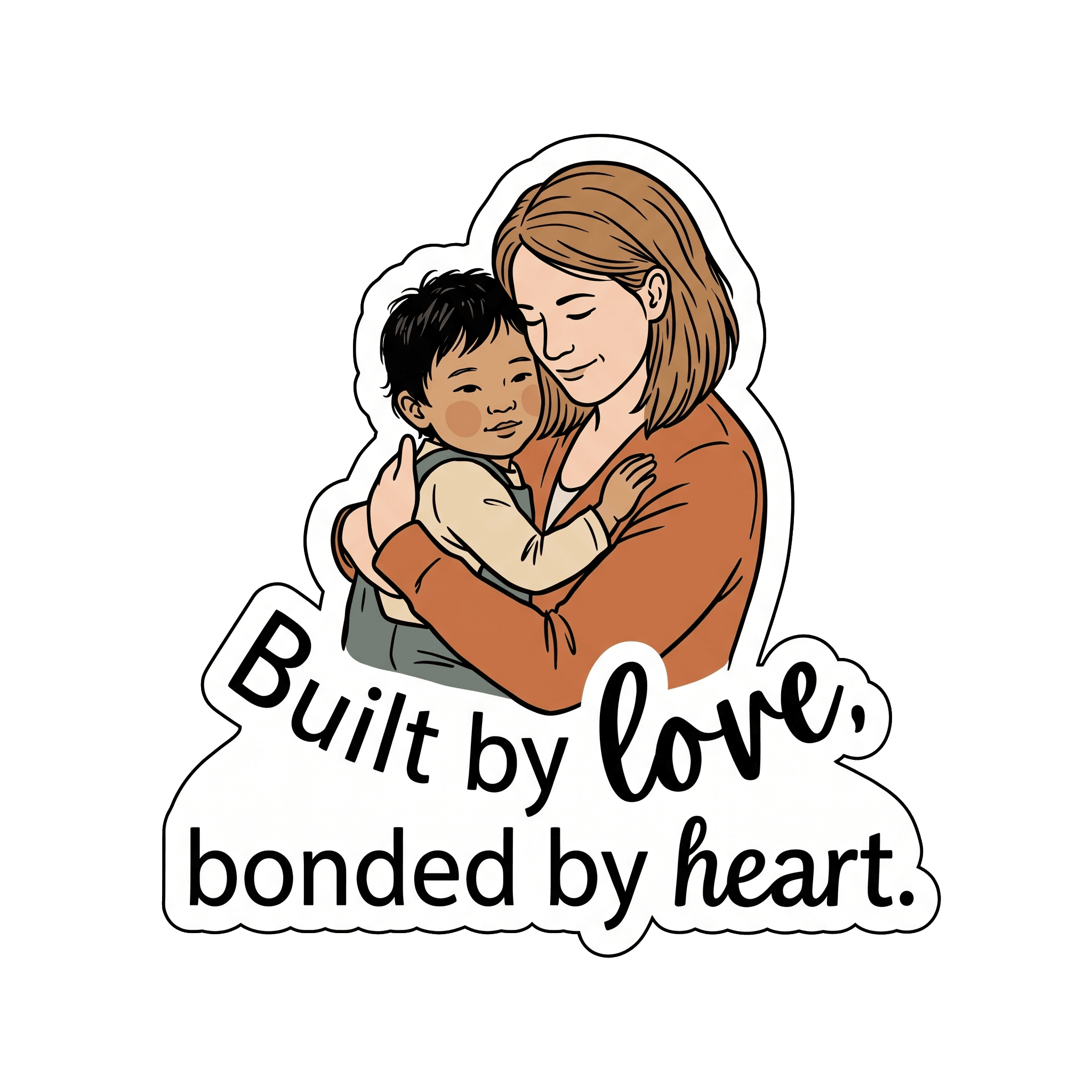 Heartfelt Mother Child Embrace