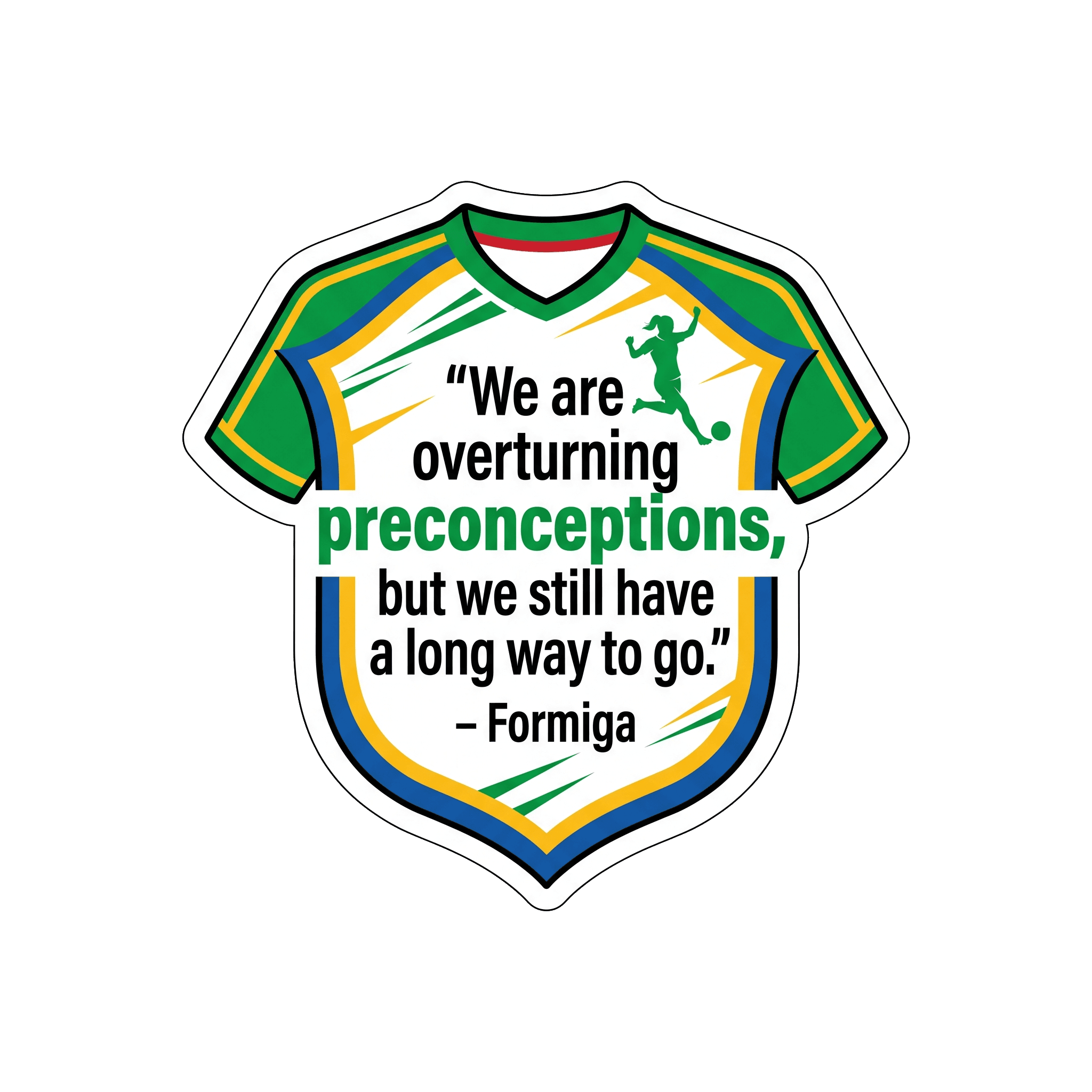 Formiga's Trailblazing Spirit Sticker