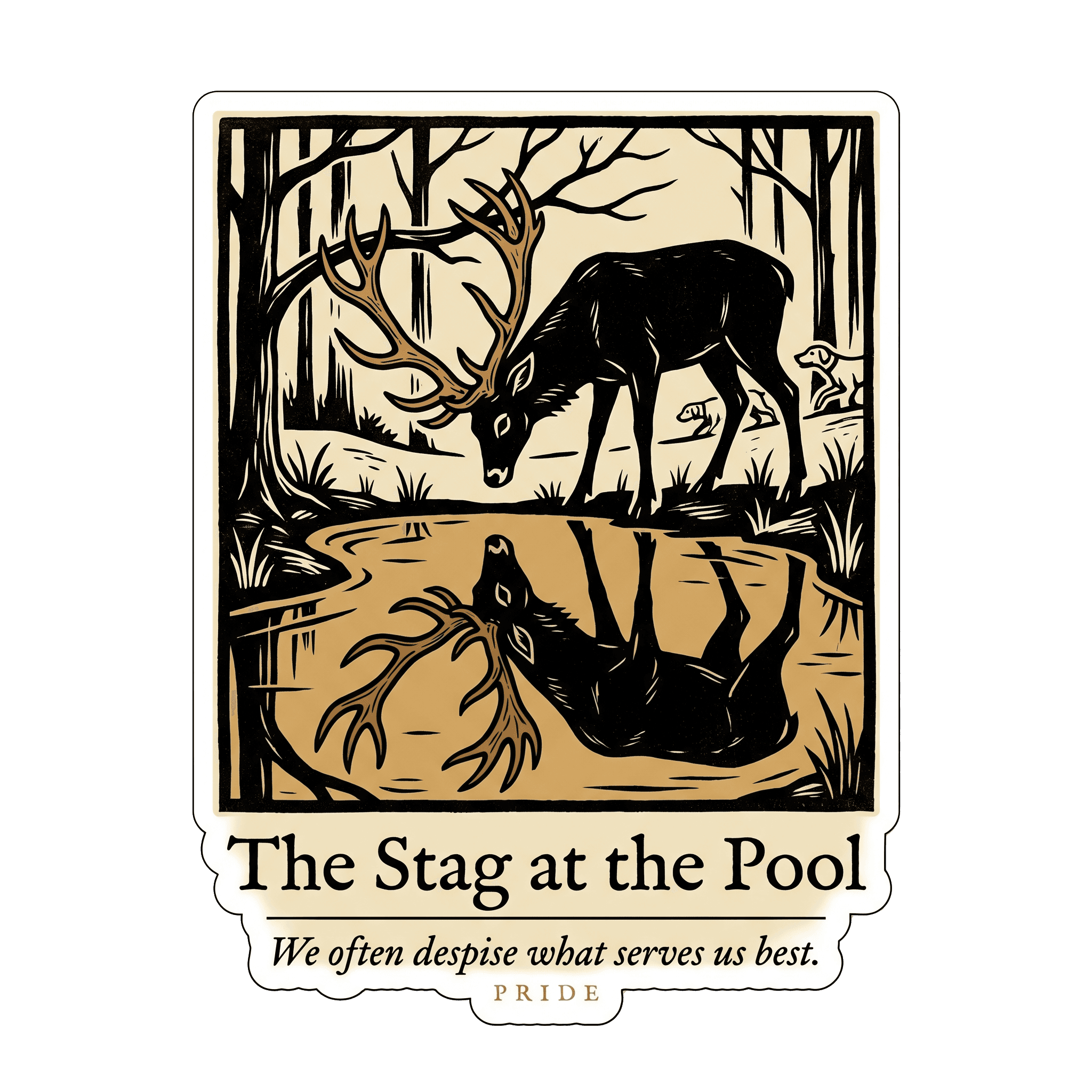 The Stag at the Pool