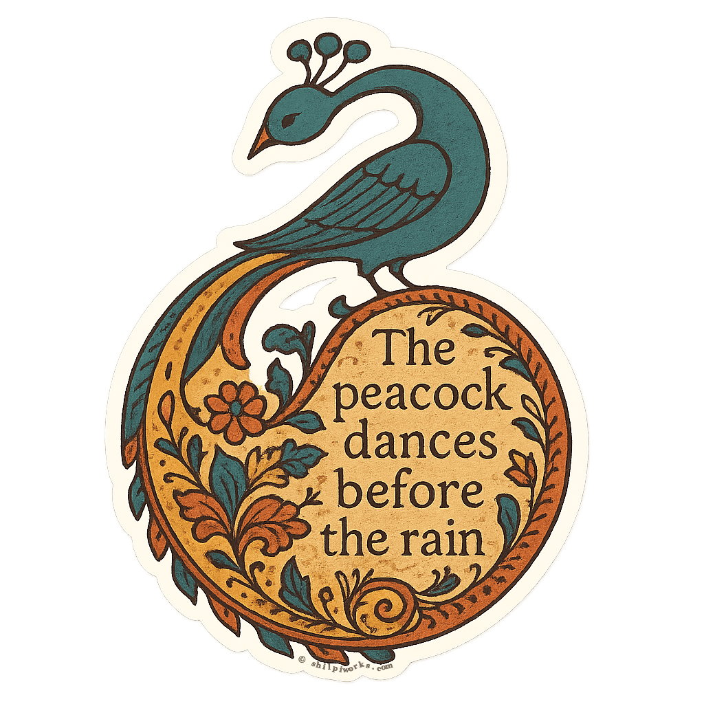 Peacock Dance Art