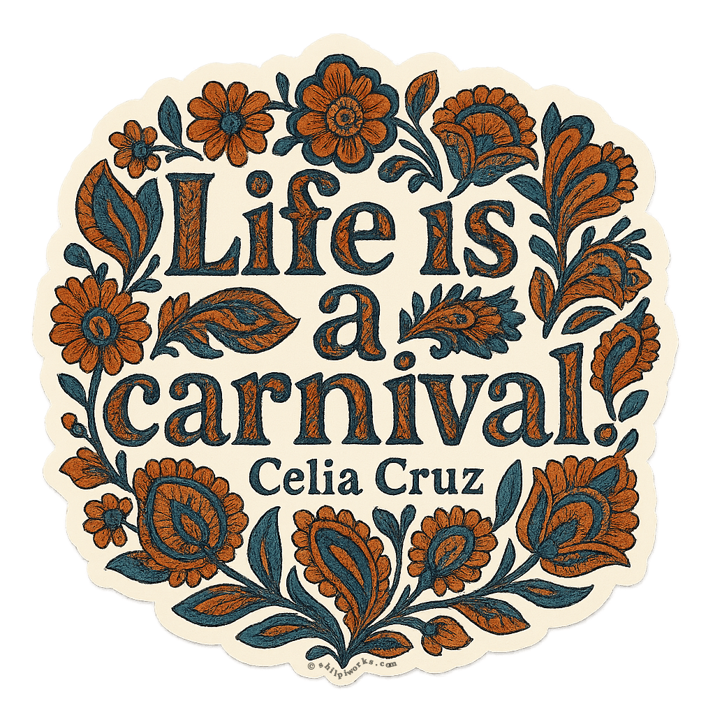 Celia Cruz 'Life is a Carnival' Floral Inspiration