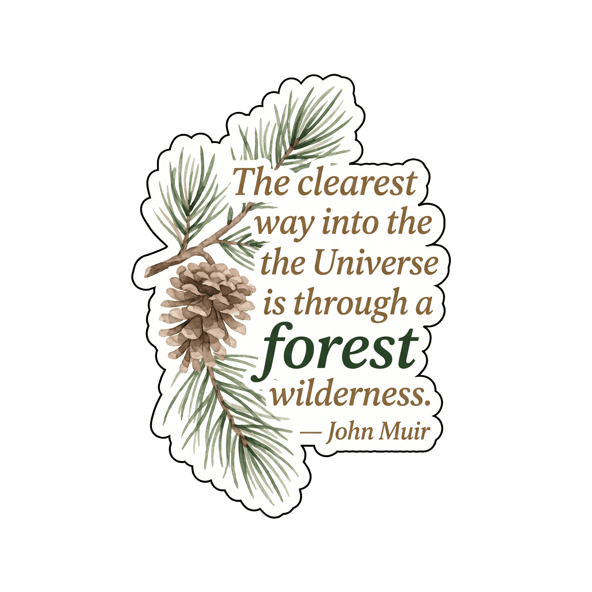 John Muir: Forest Wilderness Universe Insight