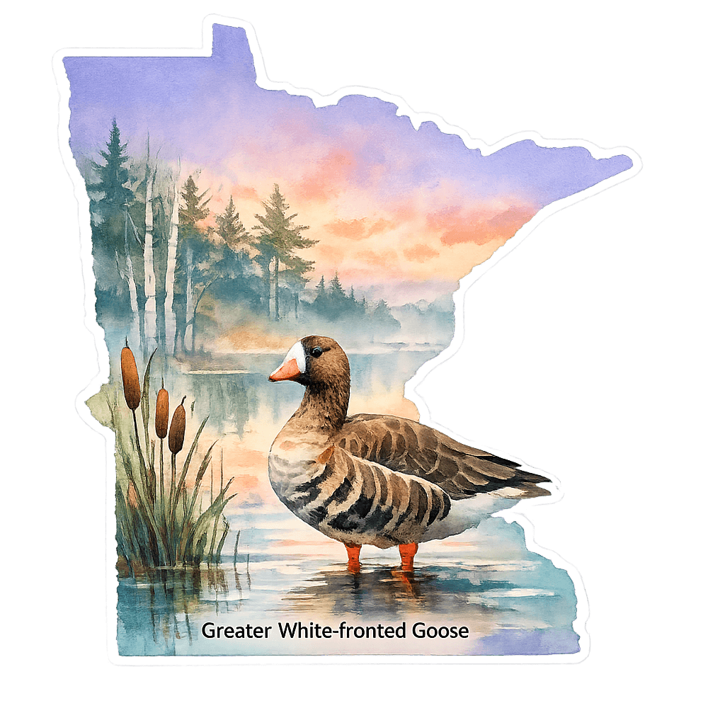 Minnesota's Laughing Goose Sticker