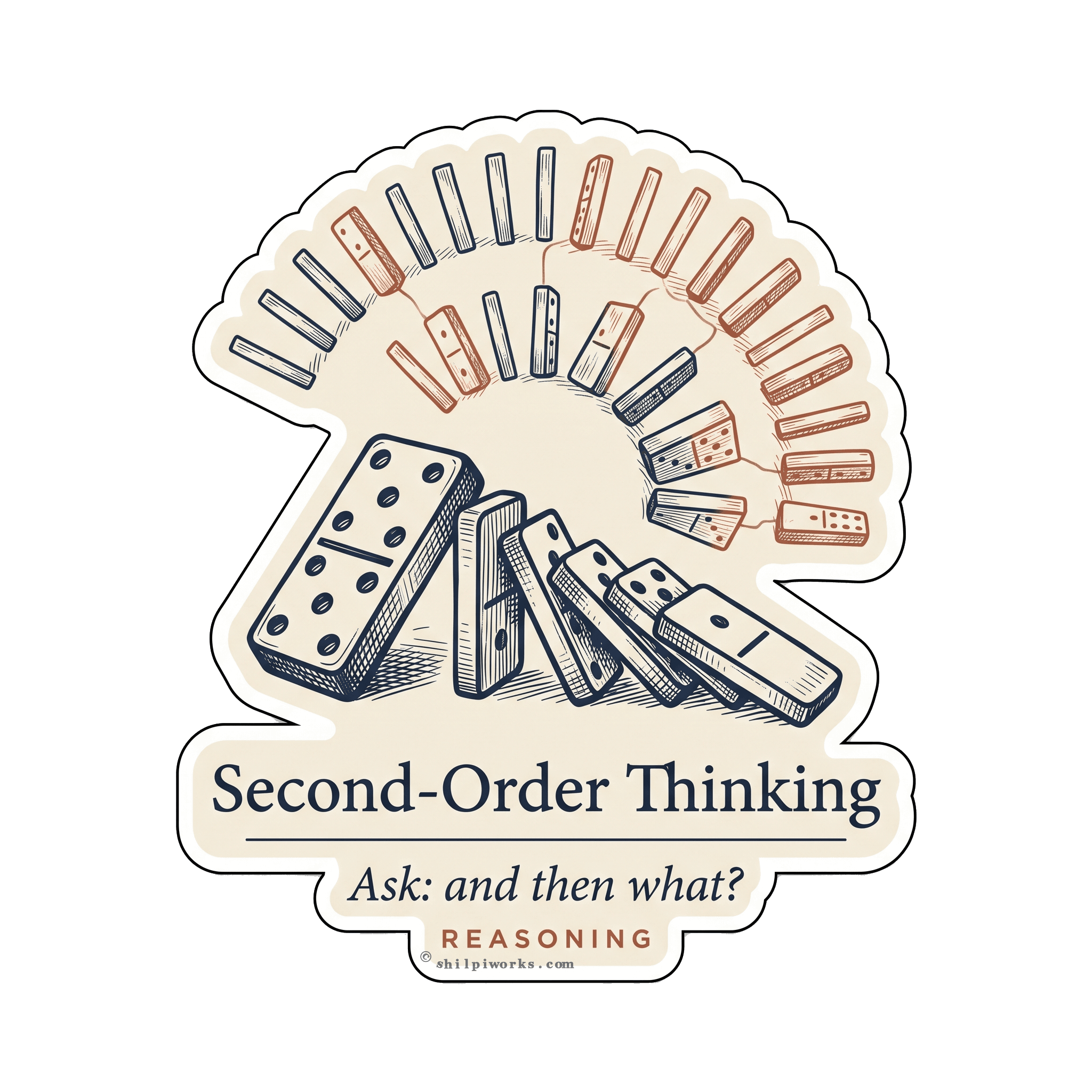 Second-Order Thinking Domino Chain