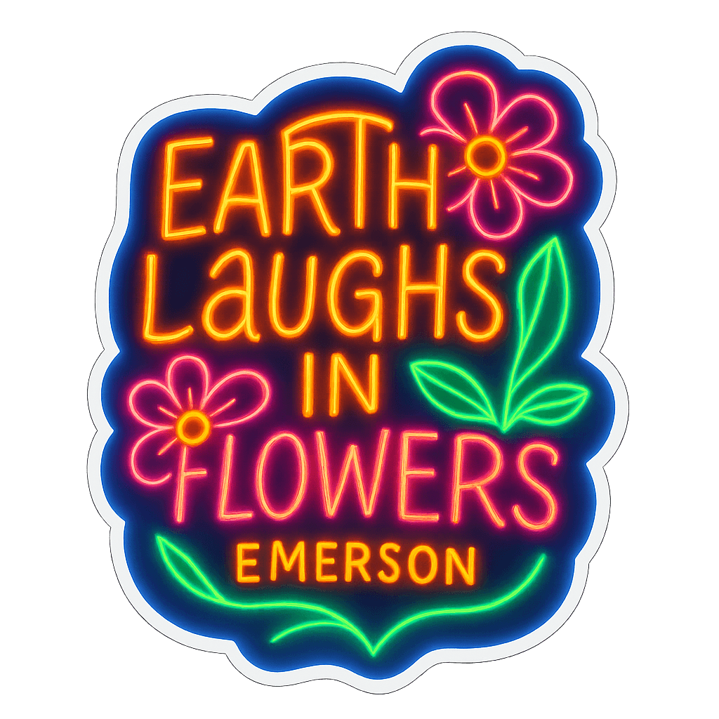 Emerson's Floral Wisdom: Earth Laughs in Flowers