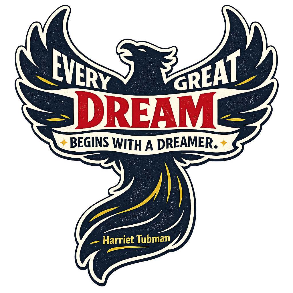 Harriet Tubman Dreamer's Journey Phoenix Emblem