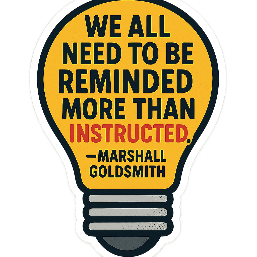 Goldsmith's Reminder Lightbulb Wisdom