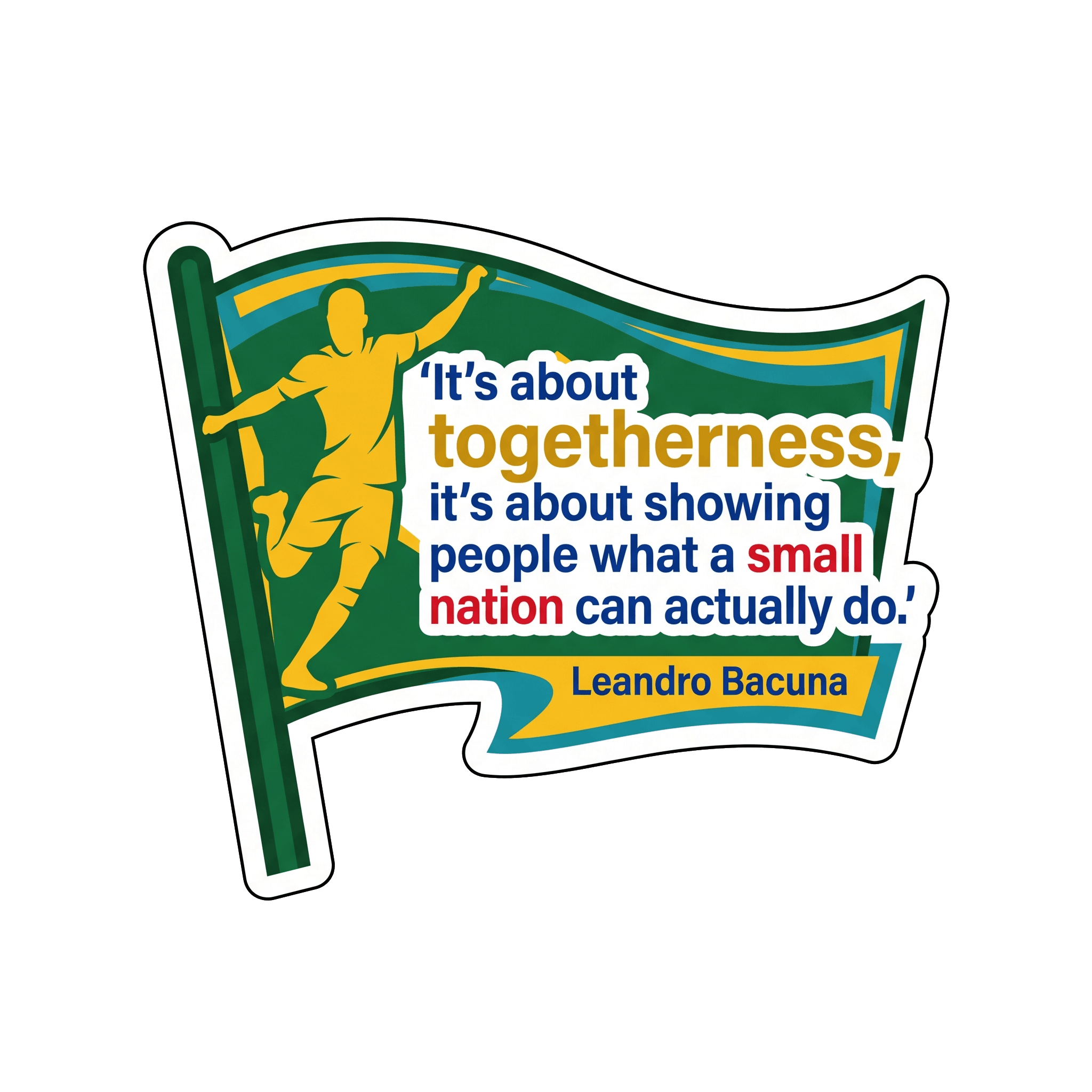 Togetherness & Small Victories Sticker