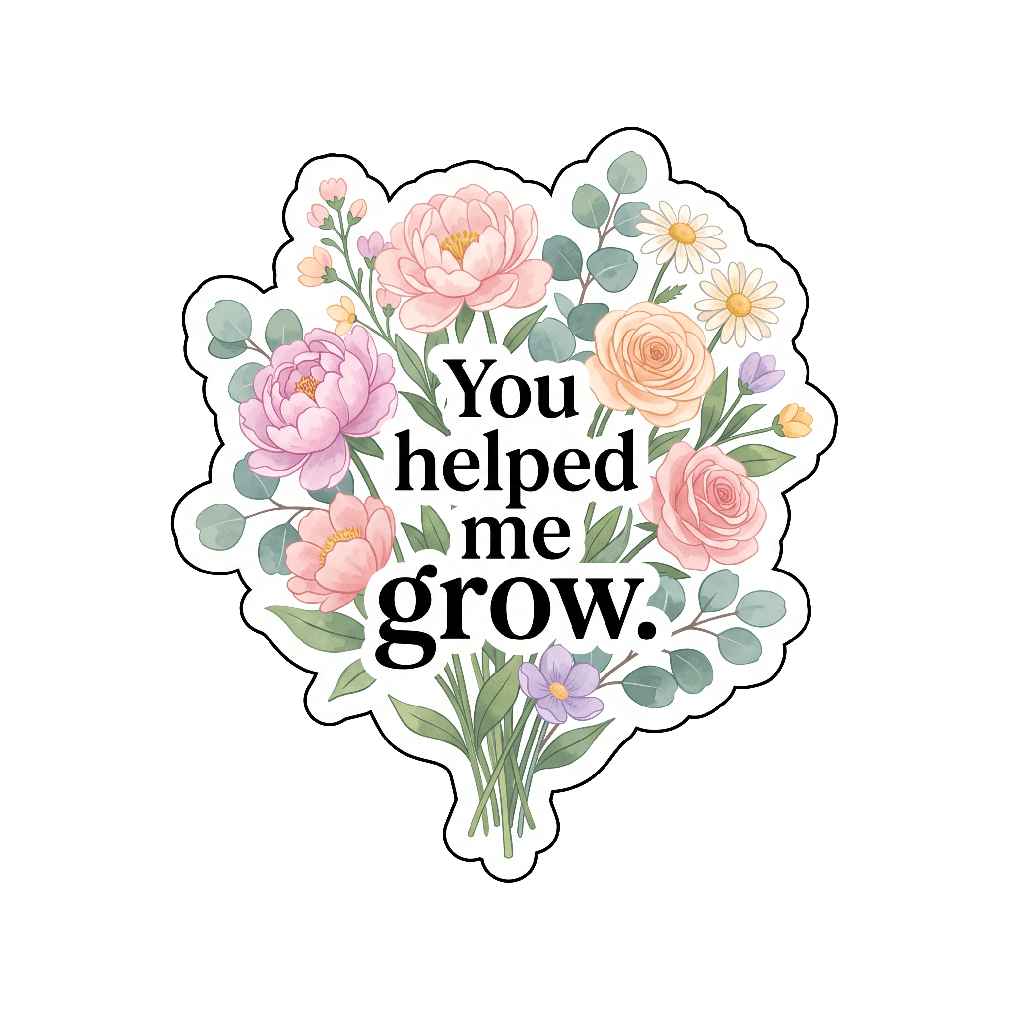 Floral Gratitude Expression for Personal Growth