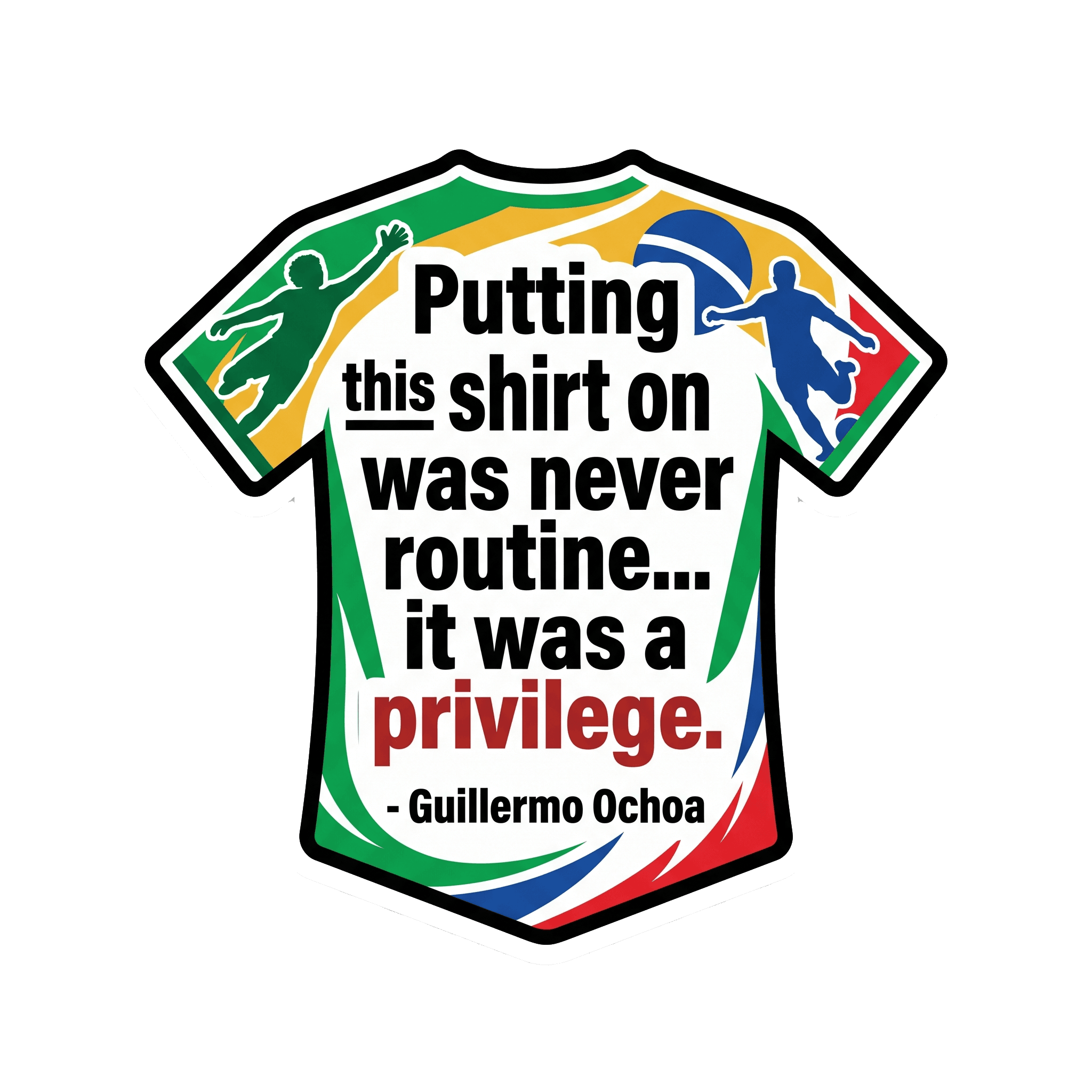 Ochoa's World Cup Privilege Sticker