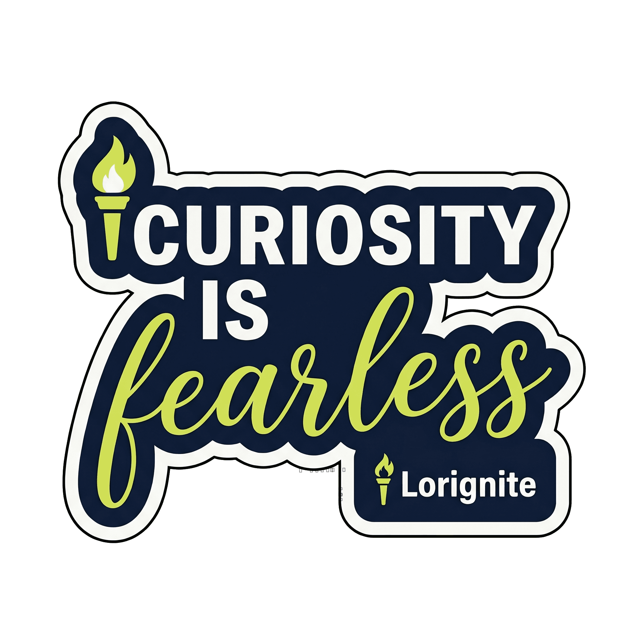 Fearless Curiosity Mindset Emblem